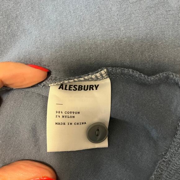 NWOT Alesbury Riverdale Thermal Henley | Blue Heather | sz. Men's XXL | Gorpcore - Picture 6 of 7